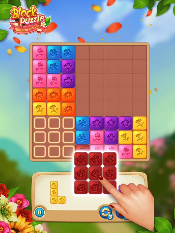 Screenshot #4 for Block Puzzle: Blossom Garden