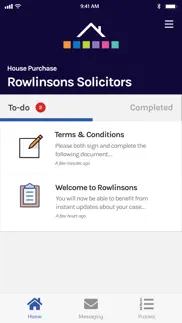 rowlinsons solicitors iphone screenshot 1