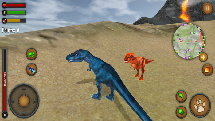 T-Rex Survival Simulator