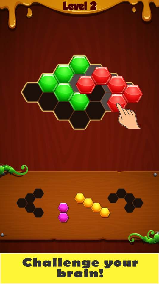 #2. Hex Block Puzzles (iOS) 由: Taiwei Chiu