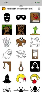 Halloween Icon Sticker Pack screenshot #4 for iPhone