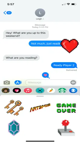 Game screenshot Ready Player Two Sticker Pack apk