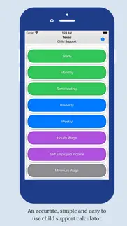 child support calc iphone screenshot 1