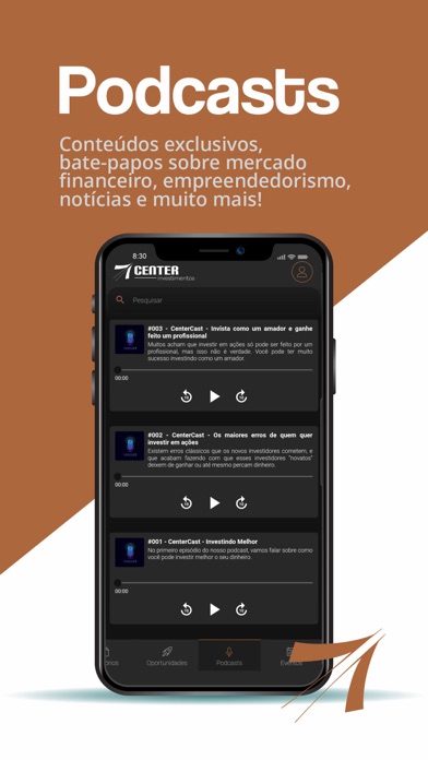 Center Investimentos Screenshot