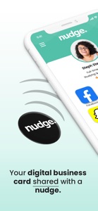 nudge – Digital Business Card screenshot #1 for iPhone