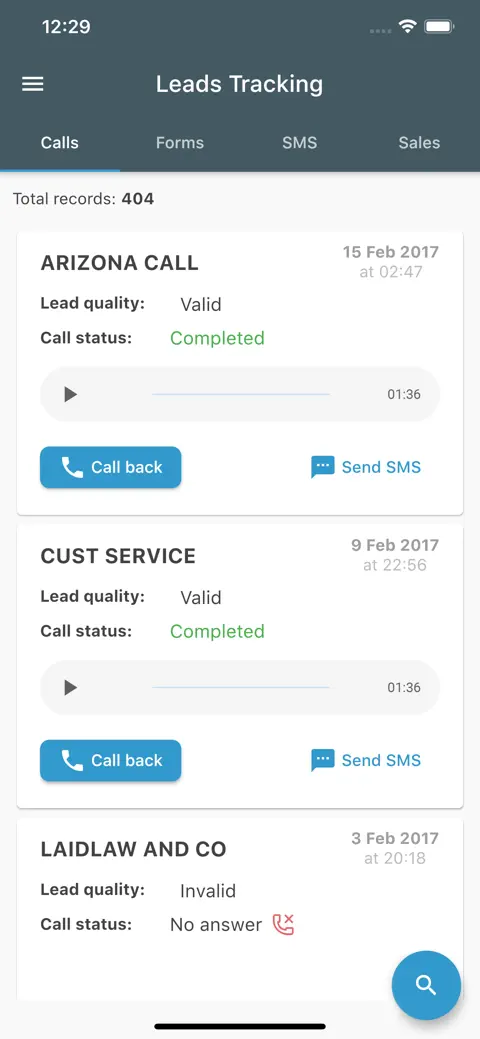 CRM Mobile by SeoSamba