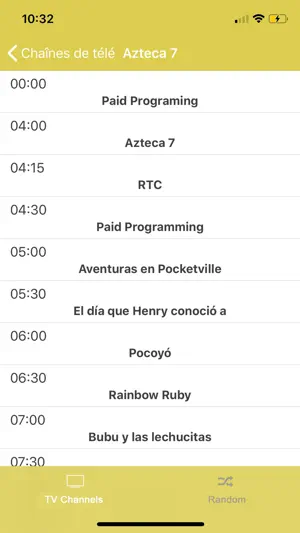 ► TV programación México screenshot 2