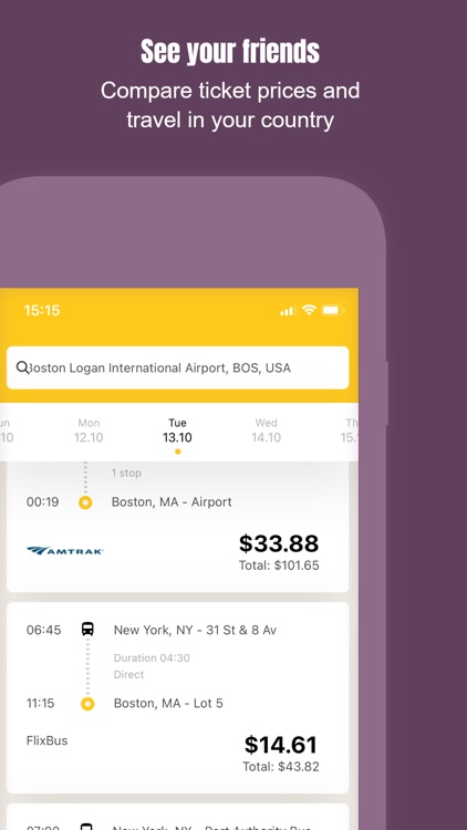 CheckMyBus: Bus Comparison App