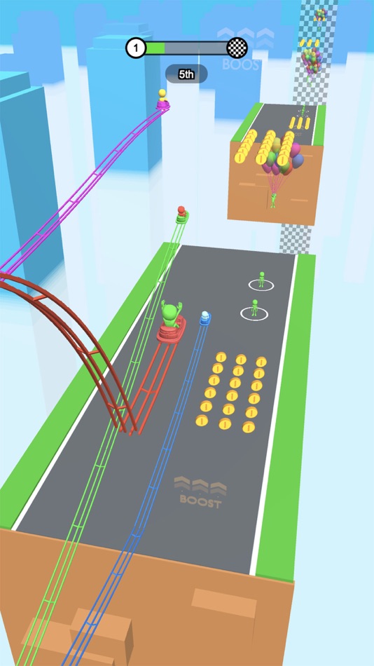 #1. Rolly Rails 3D (iOS) Podle: Entity3 Limited