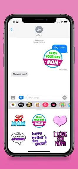 Game screenshot Mother's Day Fun Stickers hack