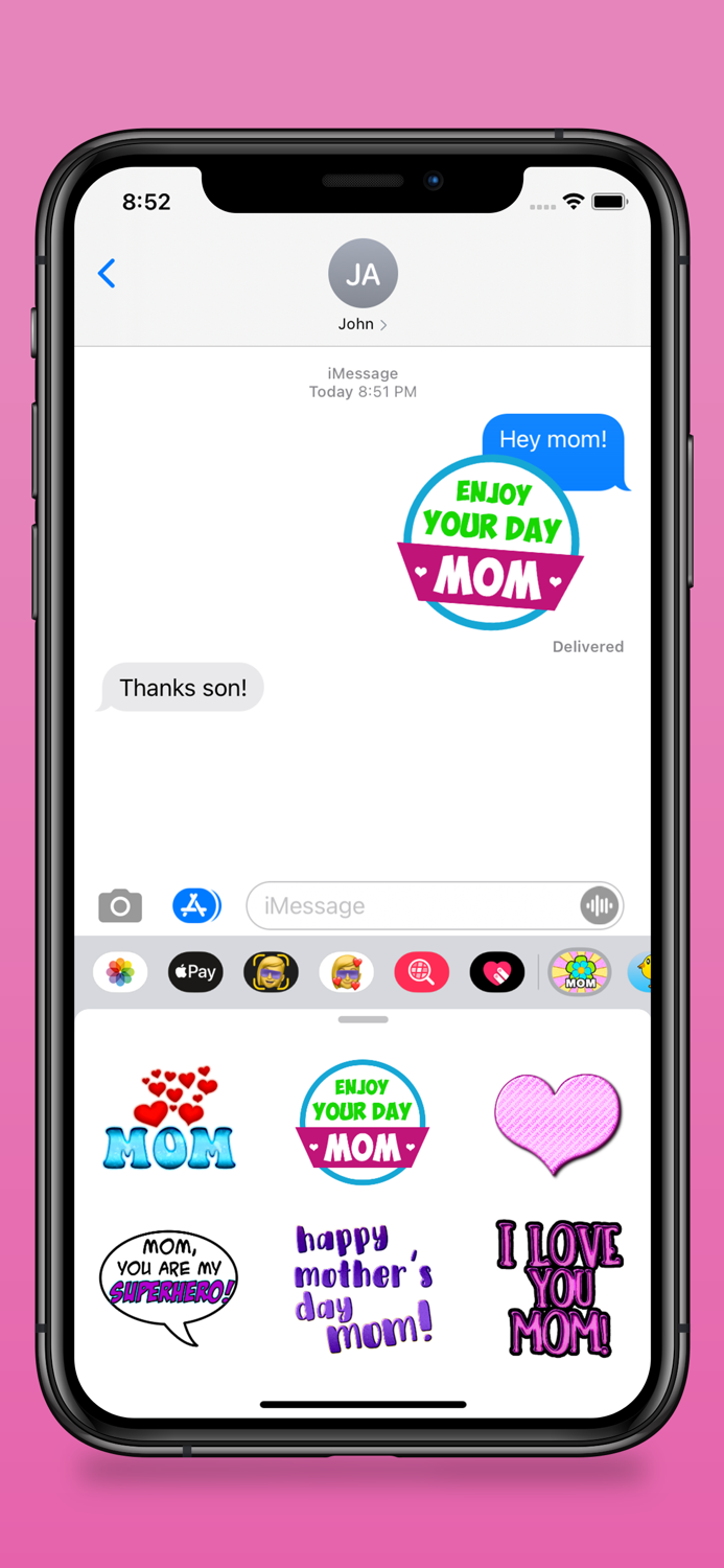 Mothers Day Fun Stickers
