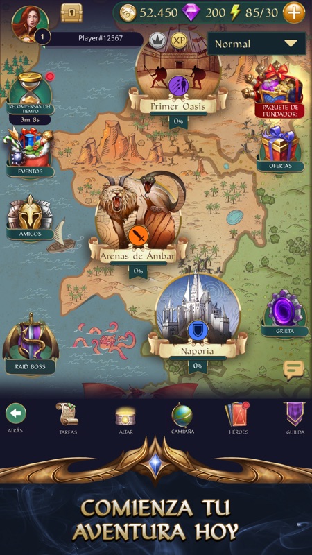 Gemstone Legends - Match 3 RPG screenshot 2