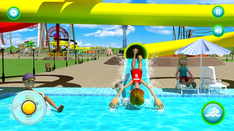 Aqua Theme Park! Water Slide Bump Race 3D - Amusement Park Shortcut Run  Water Slide Fun Race Sliding Game::Appstore for Android