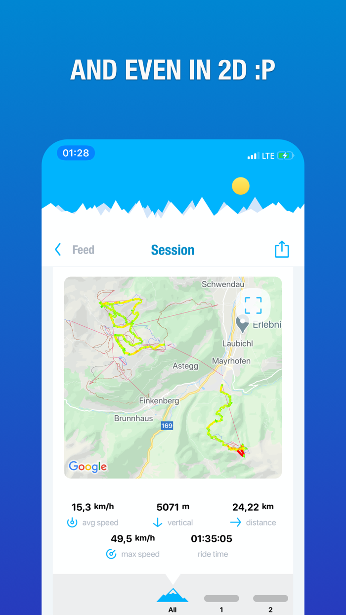 Ski and snowboard tracker