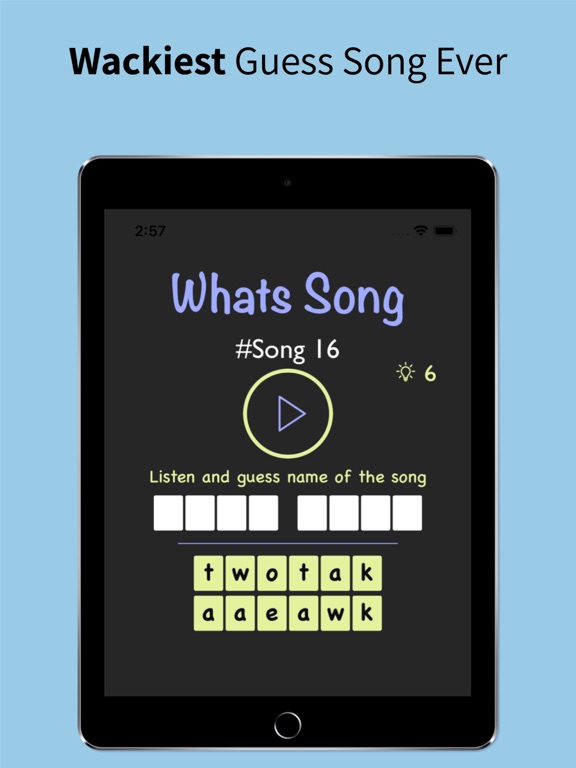 Screenshot #4 pour Whats Song -wacky music trivia