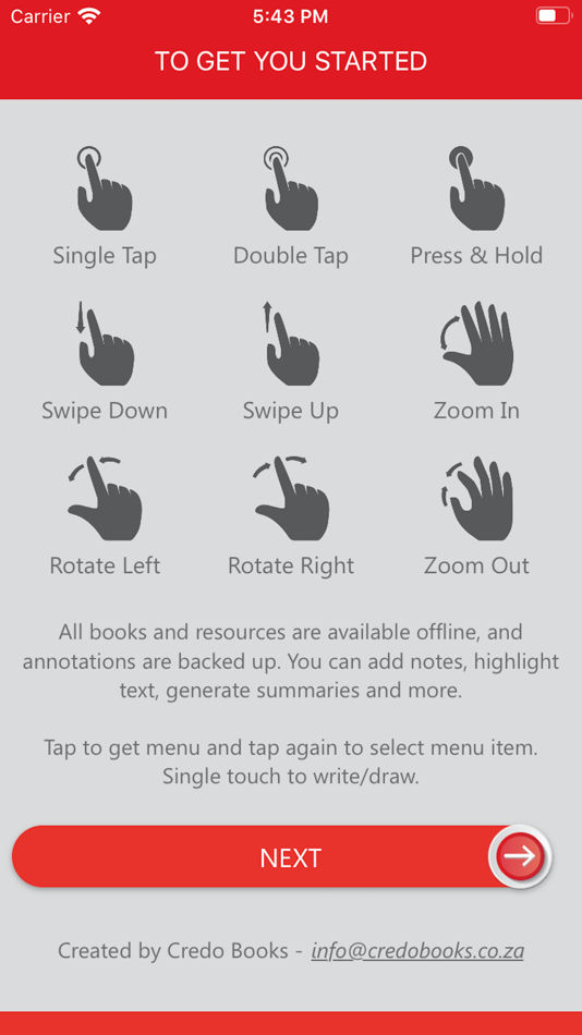 #2. Credo eReader (iOS) Podle: Wilhelm Viljoen