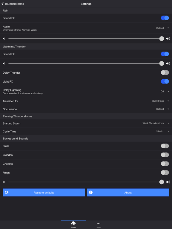 Screenshot #5 pour Thunderstorm Simulator (w/Ads)