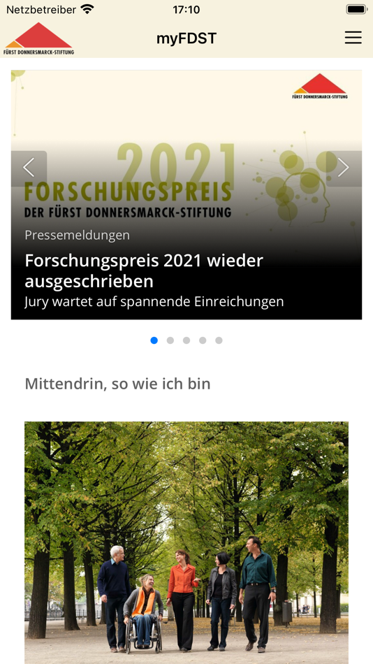 #1. myFDST (iOS) 由: Fuerst Donnersmarck-Stiftung zu Berlin