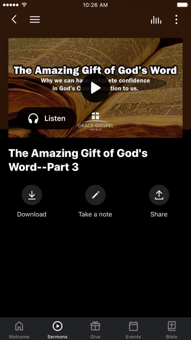 Grace Gospel Church Screenshot