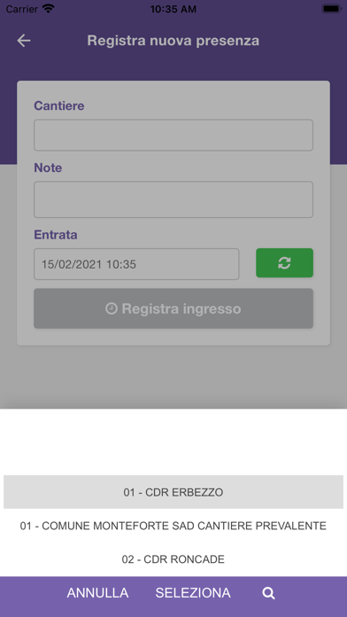 PromoLavoro presenze HR Screenshot