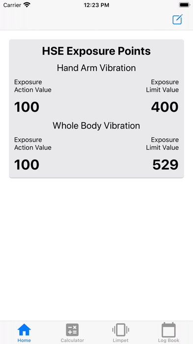Screenshot #1 pour HAV Calculator
