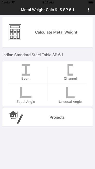 Metal Weight Calc & IS SP 6.1 Screenshot