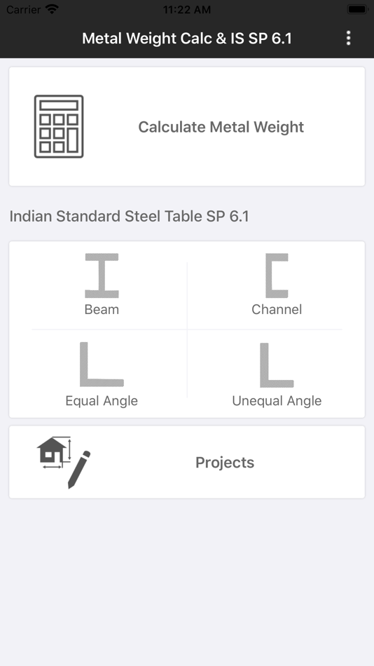 #2. Metal Weight Calc & IS SP 6.1 (iOS) 由: G Sanghani