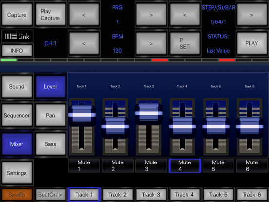 Screenshot #6 pour 6X806 Drum Machine Synth