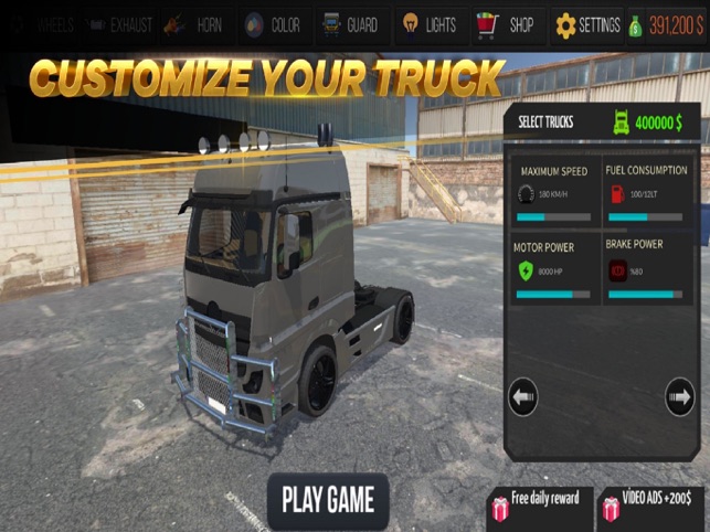 محاكي الشاحنة 2021 لعبة جديدة على App Store