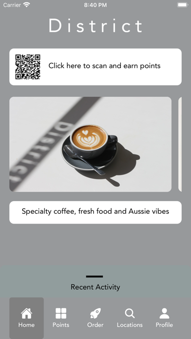 District Coffee Screenshot
