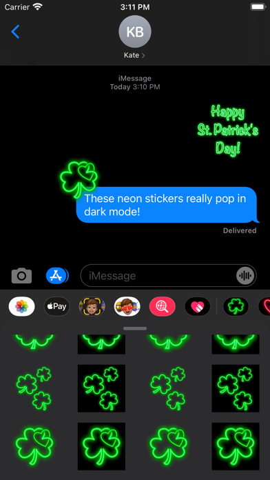 Screenshot #1 pour Shamrocks Plus Animated Neon