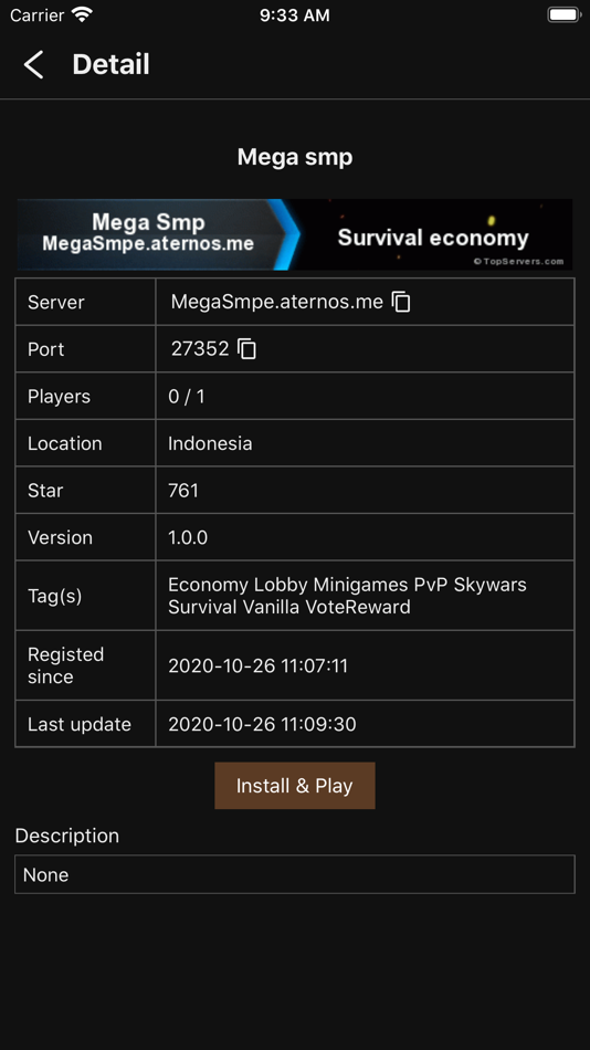 #3. Addons Server for Minecraft PE (iOS) Podle: Giang Pham Thi