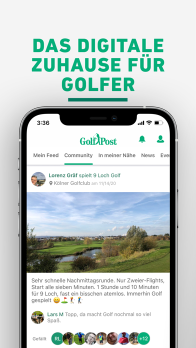 Golf Post - Community & News Screenshot