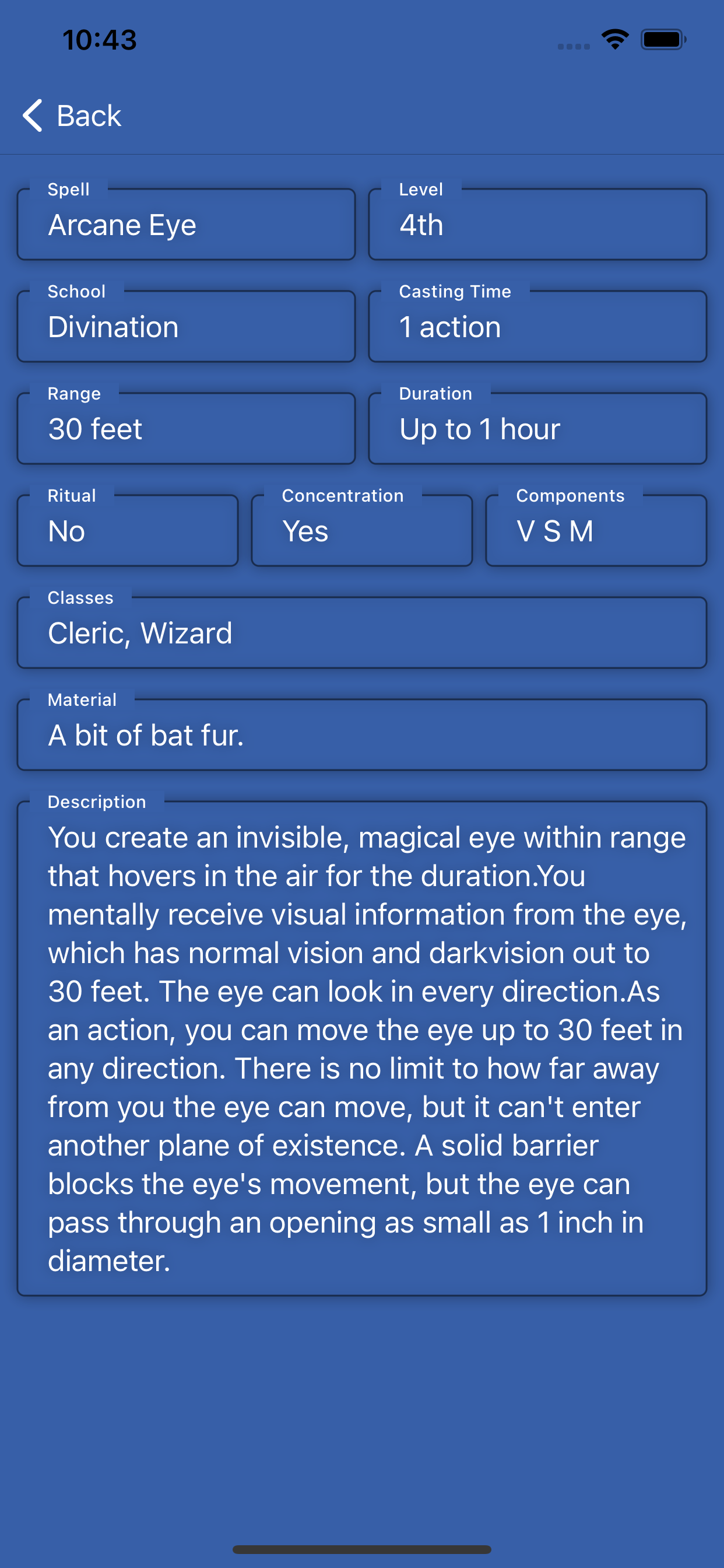 Caster 5e