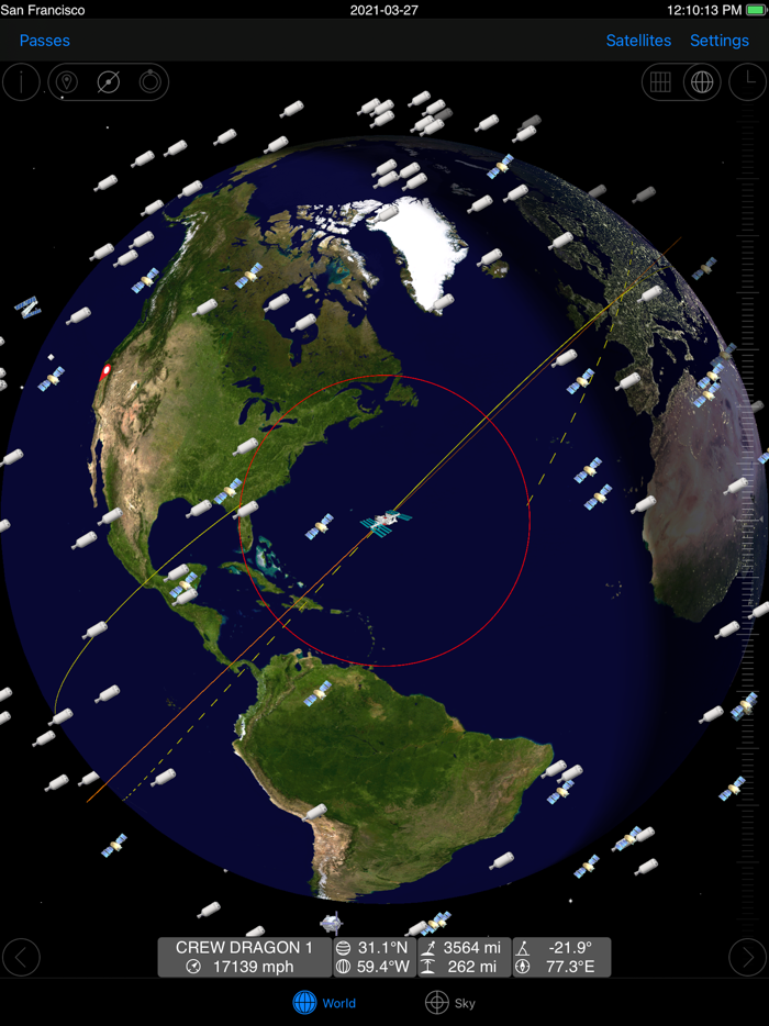 GoSatWatch Satellite Tracking