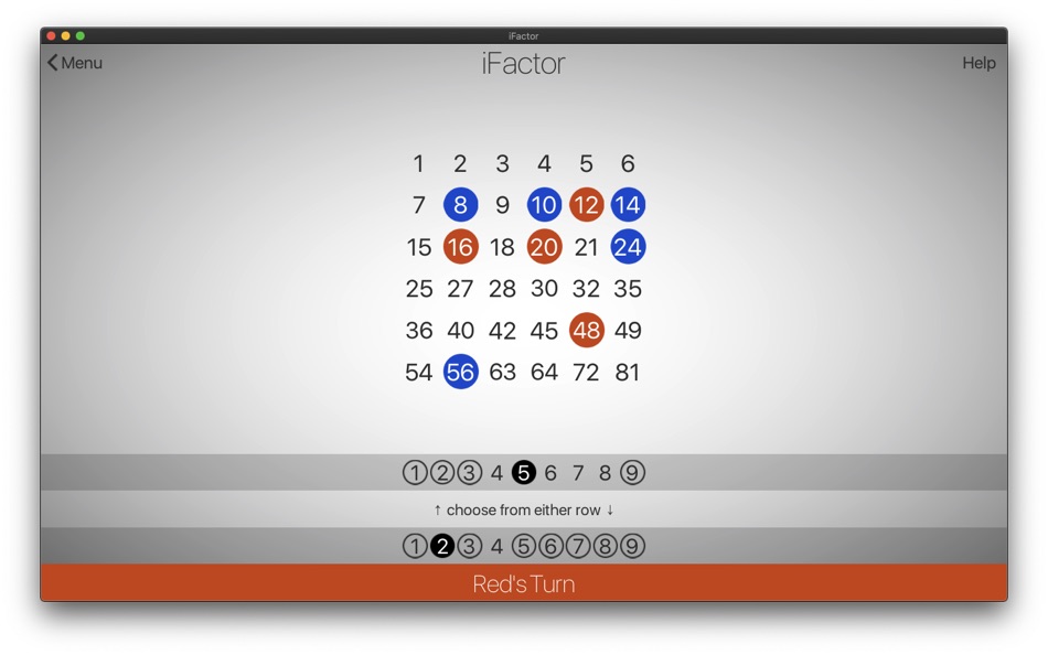 #1. iFactor - Multiplication Game (macOS) Podle: 10101 Software