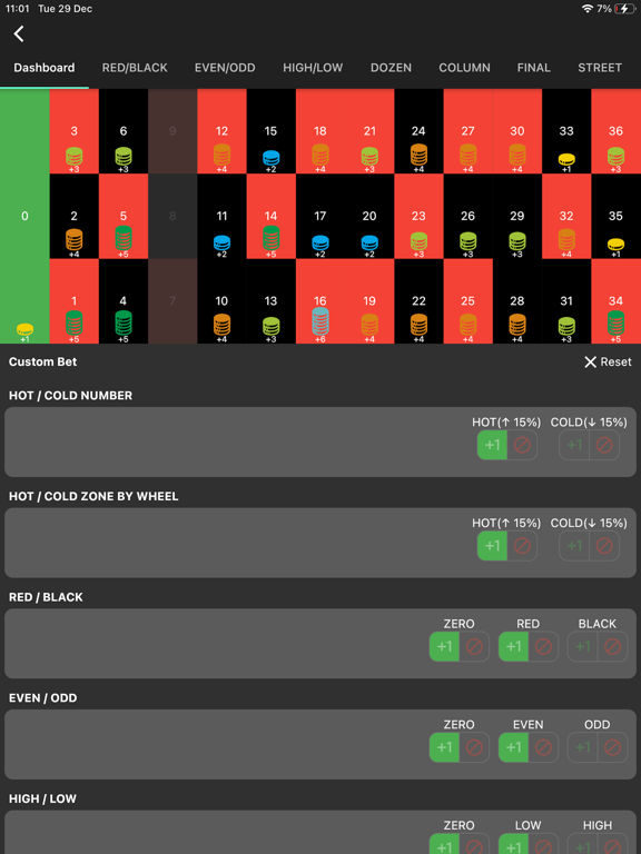 Roulette Biorhythm iPad screenshot 3 - Utilities app