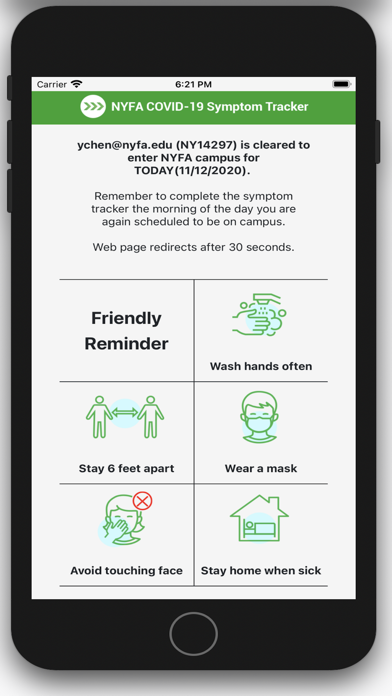 NYFA Tracker Screenshot