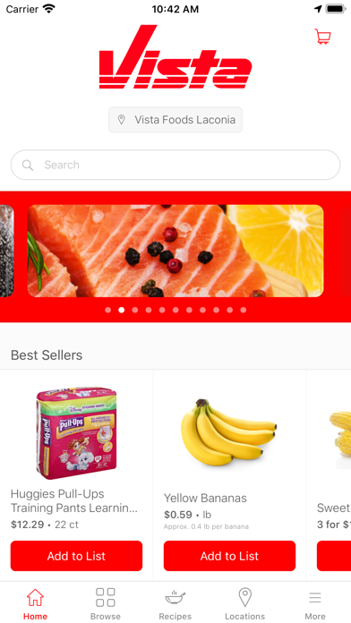 My Vista Foods Screenshot