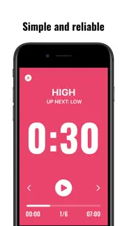 simple hiit - workouts timer iphone screenshot 1