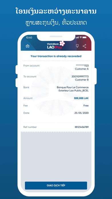VietinBank LAOiPay Screenshot