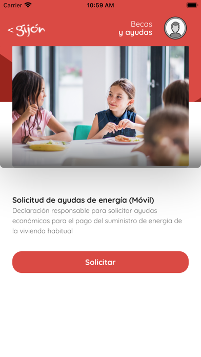 Ayudas y subvenciones Gijón Screenshot