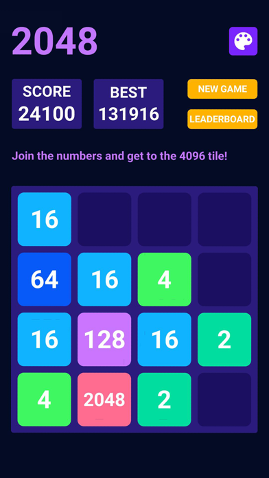 2048 Stunning Colors Screenshot