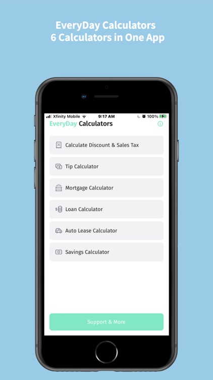 Loan,Mortgage ,Tip Calculator