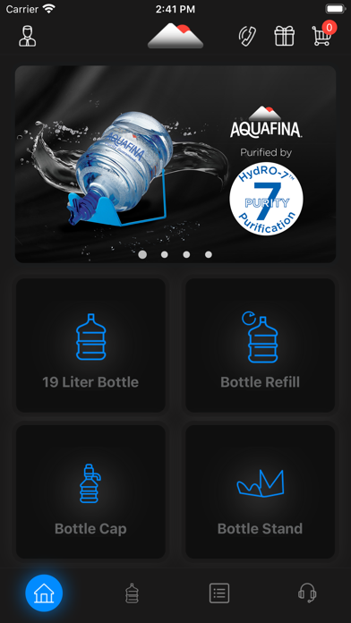 Aquafina Bulk Delivery Screenshot