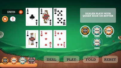Three Card Casino Poker Screenshot