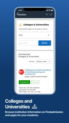 Game screenshot Findadmission Affiliate apk