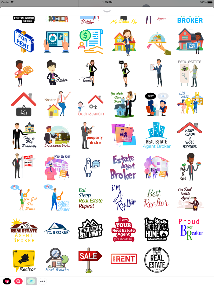 Estate Agent Broker Stickers
