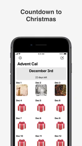 Game screenshot Advent Cal: Widget Calendar mod apk