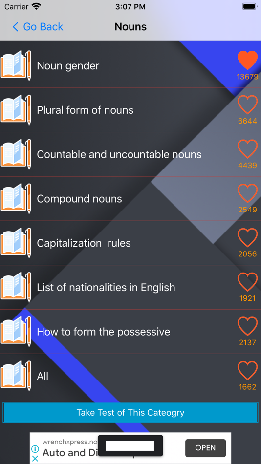 #8. English Grammar in Use & Test (iOS) 来自: Xuan Trung Truong